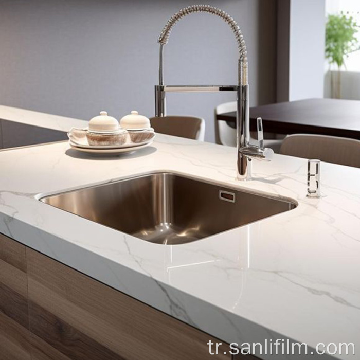 Kuvars veya İşlenmiş Taş Koruyucu Film